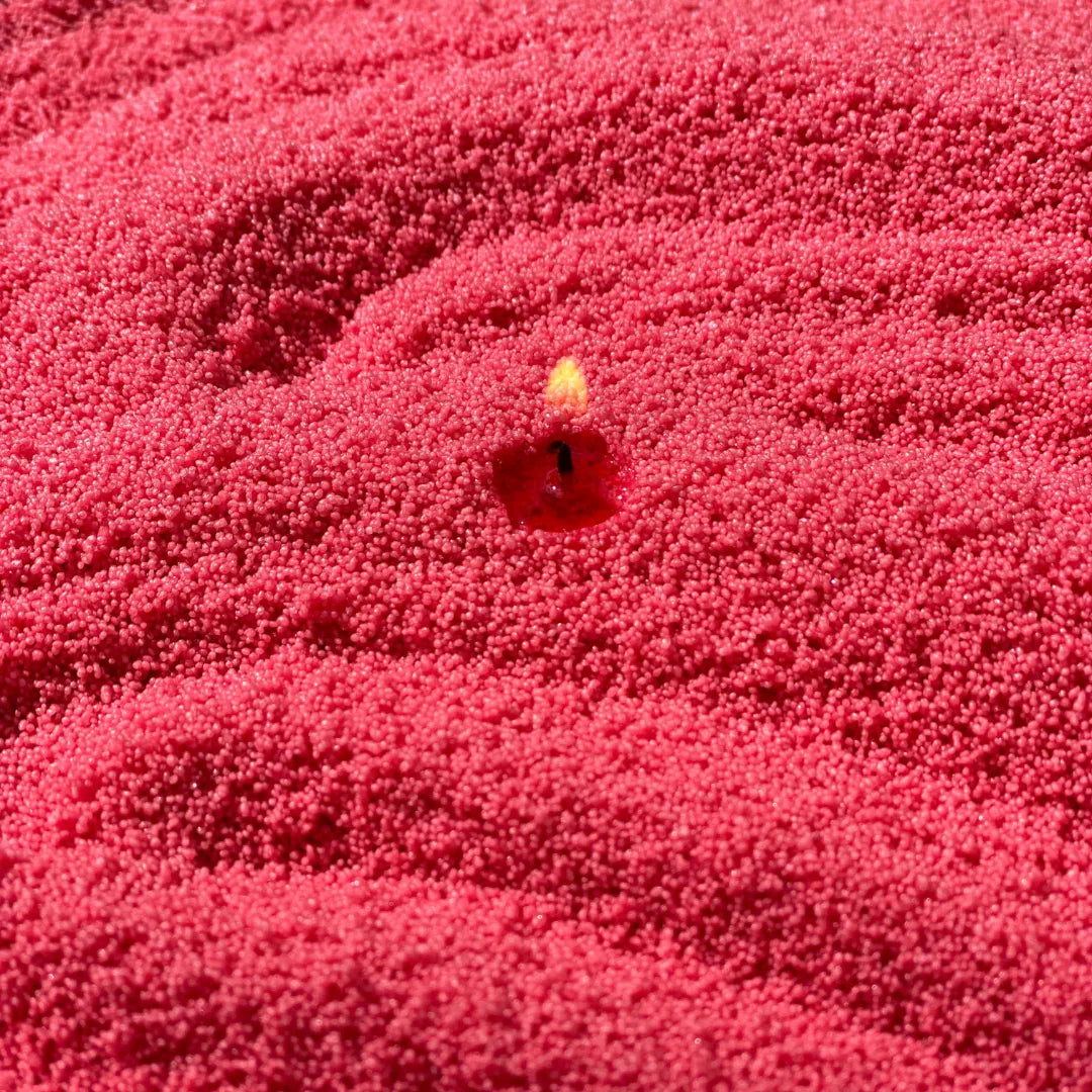 Raspberry Unscented Candle Sand KG / LBS