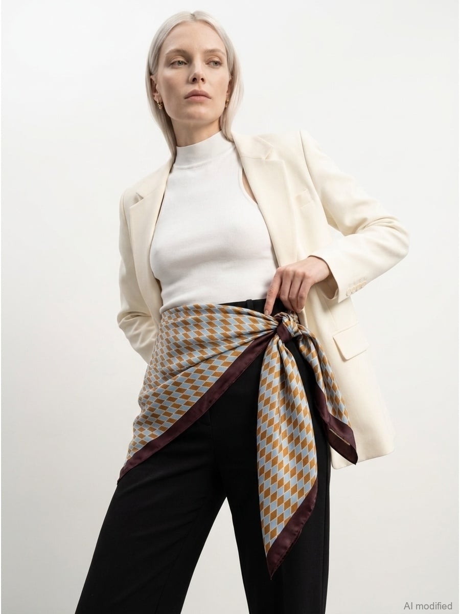 Women's silk scarf