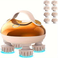 Portable Electric Scalp Massager(Gold)