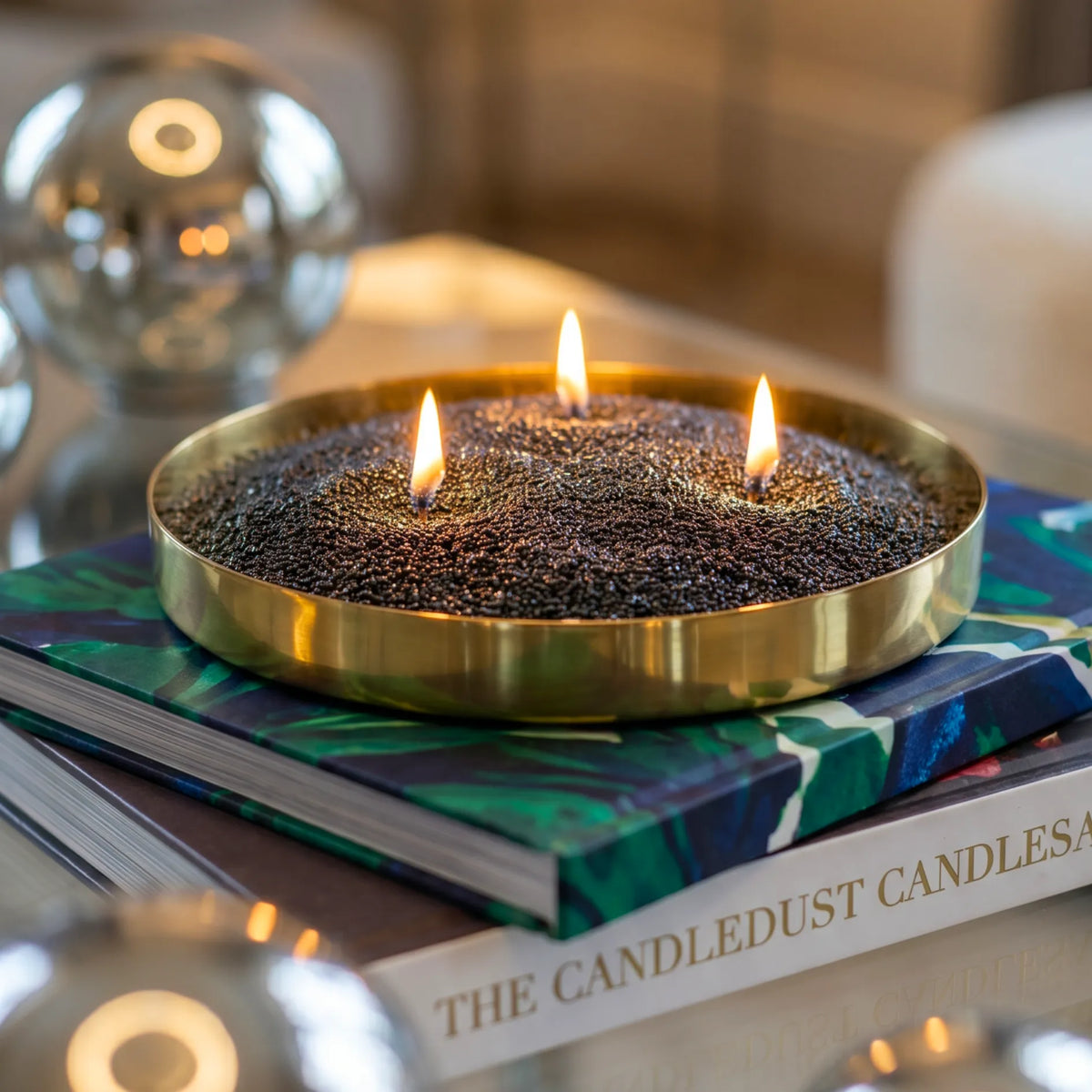 Black Unscented Candle Sand by KG / LBS