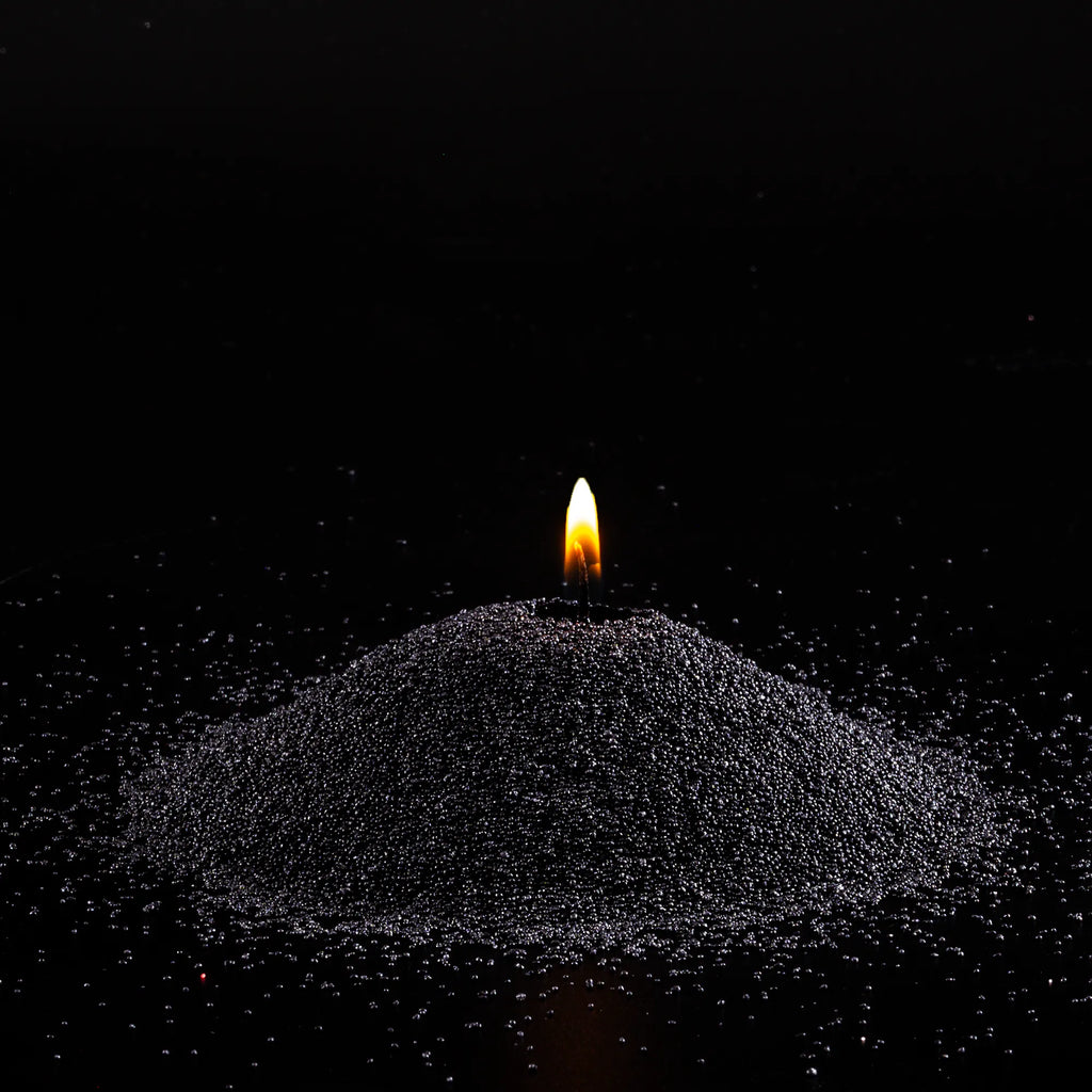 Black Unscented Candle Sand by KG / LBS